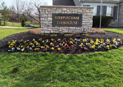 Steeplechase Clubhouse – Sping Clean-Up, Annual Floral Display (Walton, Kentucky)